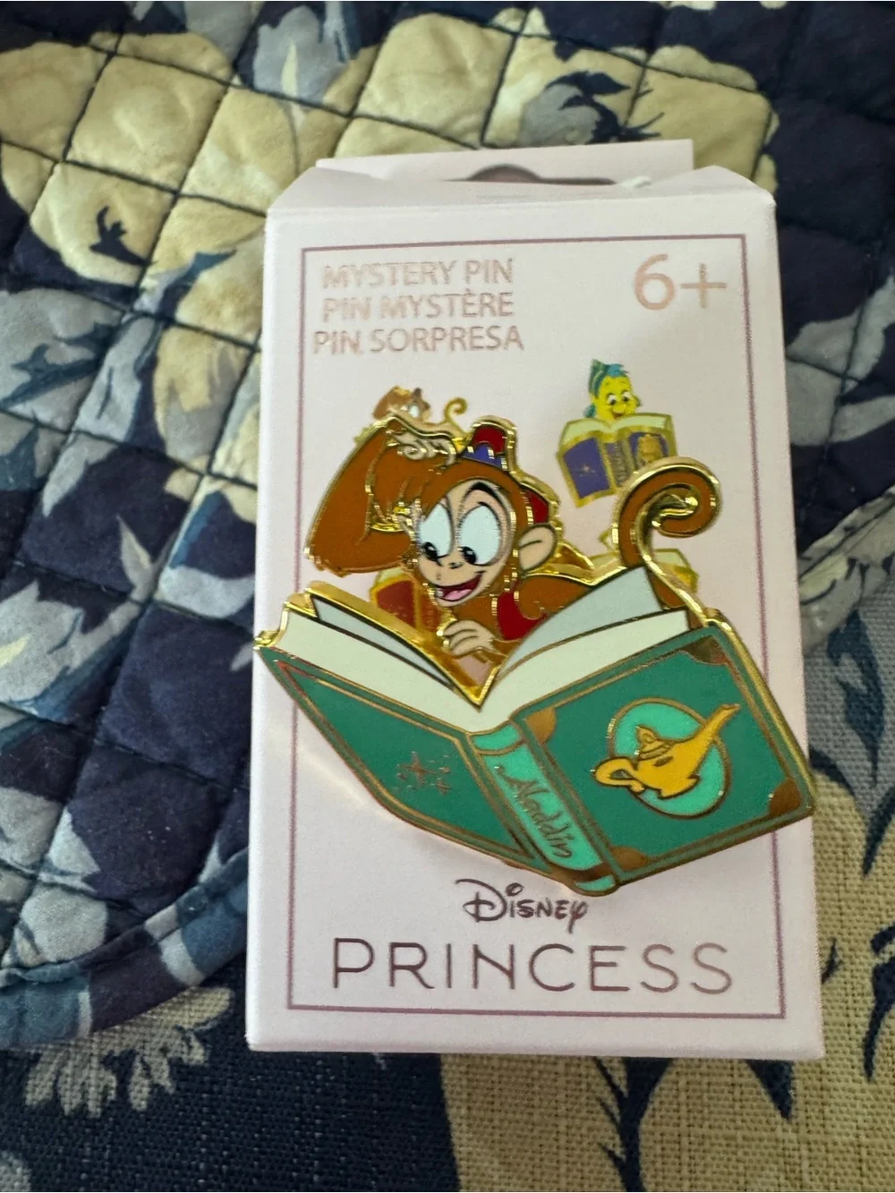 Loungefly Disney Princess Sidekicks Books Box Enamel Pin Abu Aladdin